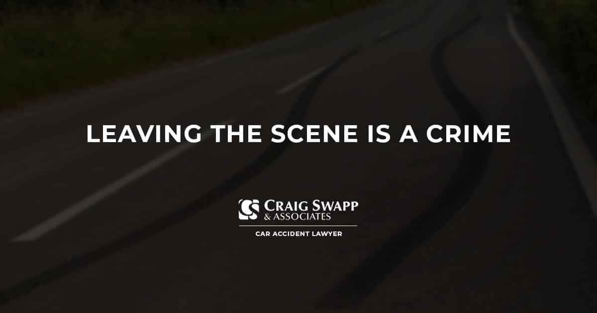Leaving the Scene Is a Crime