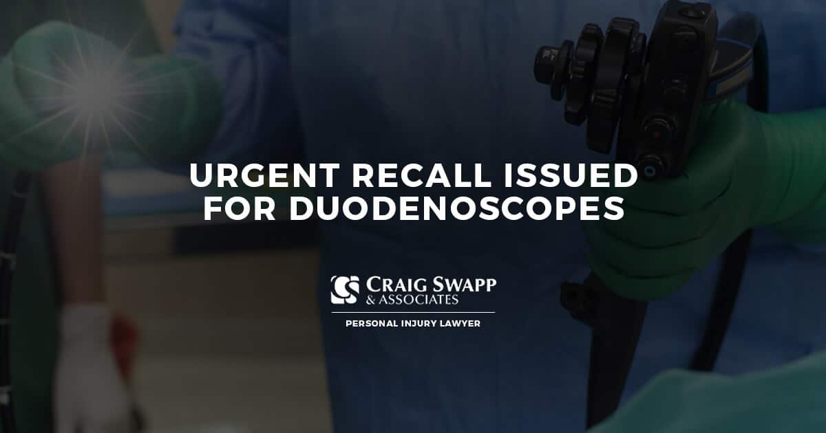 Urgent Recall Issued for Duodenoscopes