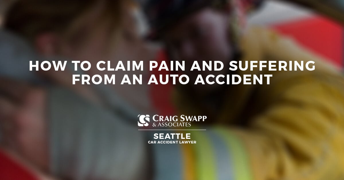 How to Claim Pain and Suffering from an Auto Accident
